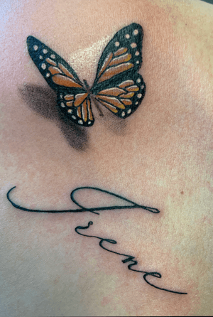 Butterfly and scrip 