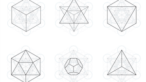 Metatron’s cube. Placed in a vertical line going down the center of one’s back. 