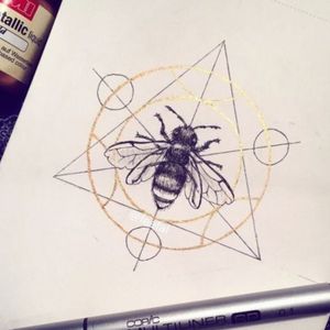 Transmutation and bee symbol 