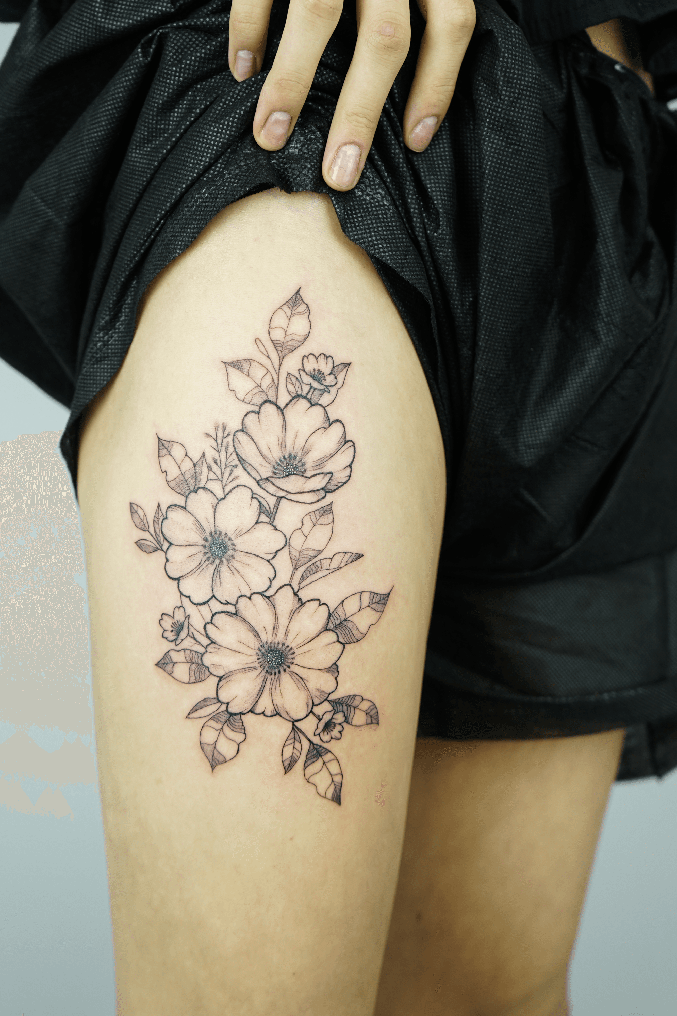 hawthorn flowers tattooTikTok Search