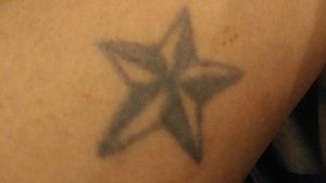 This ia the other star on my left inner arm!!