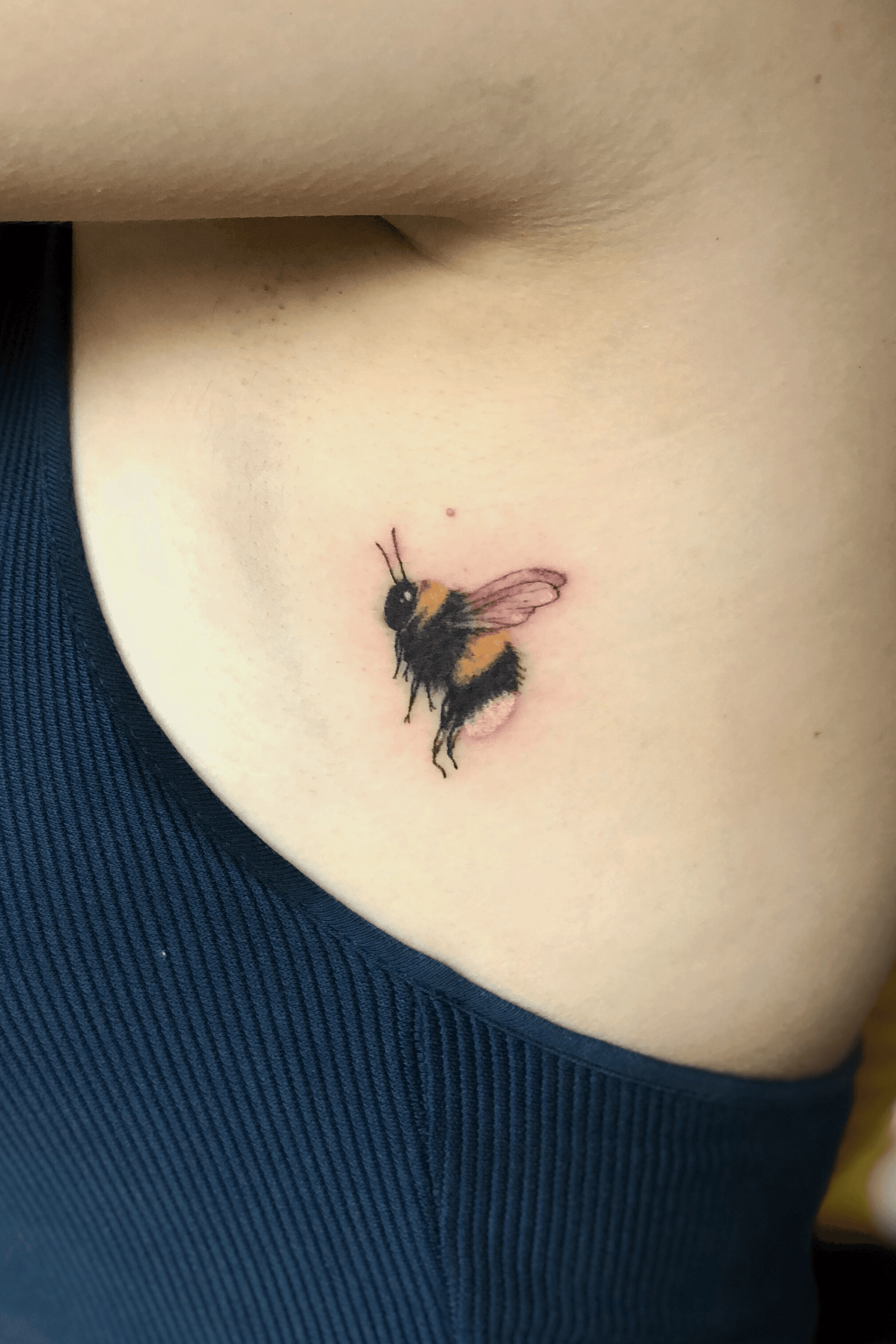 Pair of Colored Bee Tattoos  Cherish Bees