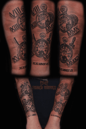#Tattoodo #blackandgrey #watch #tattooartist 