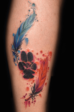 #watercolor #watercolortattoo #wings #Tattoodo #tattooartist #tattooart 