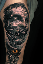 🧟‍♂️ #zombie #vainiusanomaly #horror #fantasy #creepy #realistic #color #dark #evil #unique #tattoo done with Intenze tattoo ink and Inkjecta machine