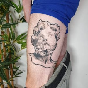 Zeus healed tattoo