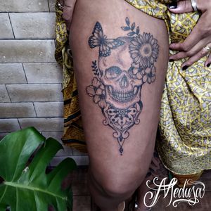 #tattoo #skull #skulltattoo #tatuagem 