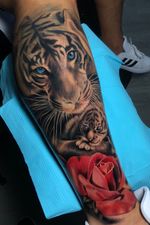 Tiger tattoo done at nuevaordentattoos San Pedro/ Costa Rica 