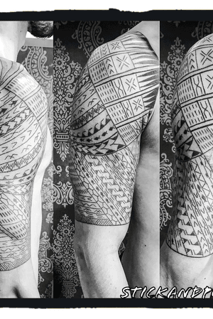 Samoantattoo # handpokers #tribaltattoos # traditional tattoo 