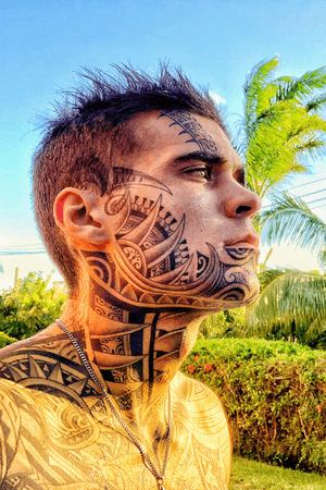 Love tattoo polynésien. Teuira tattoo New Caledonia 