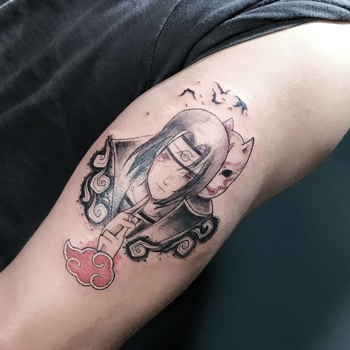 Tatto Akatsuki Cloud (watercolor style)