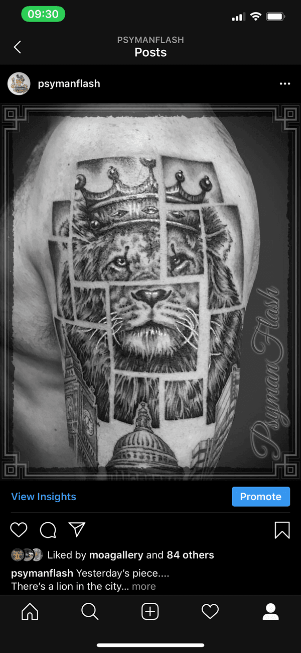 Tattoo from Simon Emery 