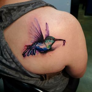 #tattoo #cooltattoos #fortworthartist #dallasartist #burlesontattoos #texastattoos #blackandgreytattoo #colortattoo #floral #flower #watercolortattoo #texasartist #inkedchick  #realism #disney #hummingbirdtattoo #bird #fortworthartist 