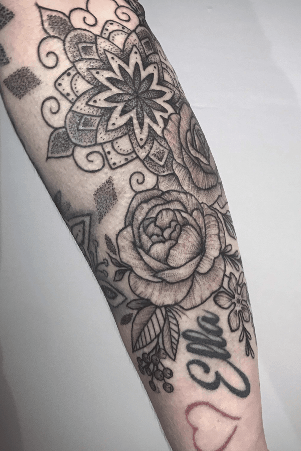 Tattoo from INK + OILS tattoo shop Tamworth and laser tattoo removal