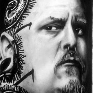 Paul Booth, done in charcoal 