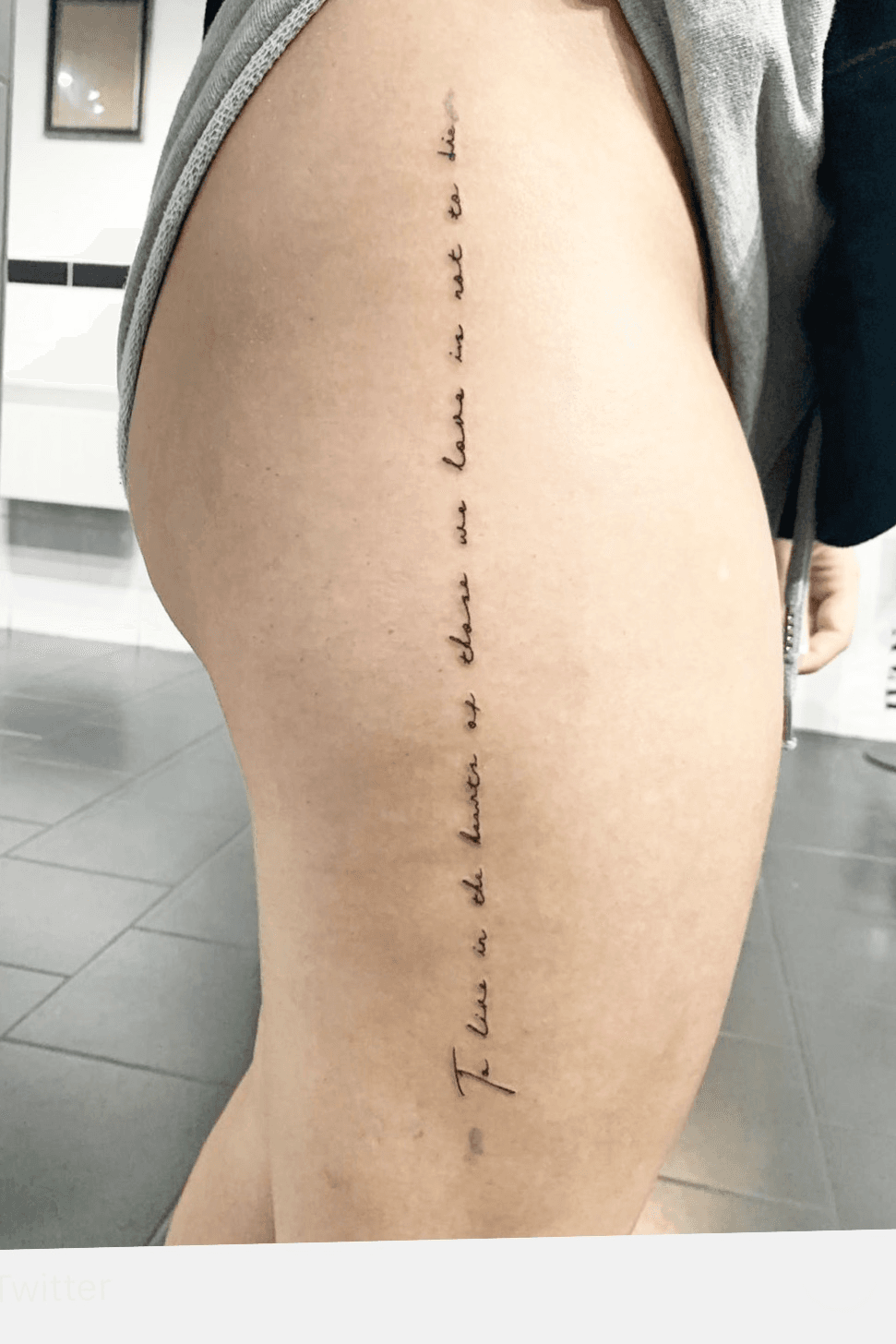 23 Latest Leg Quote Tattoos