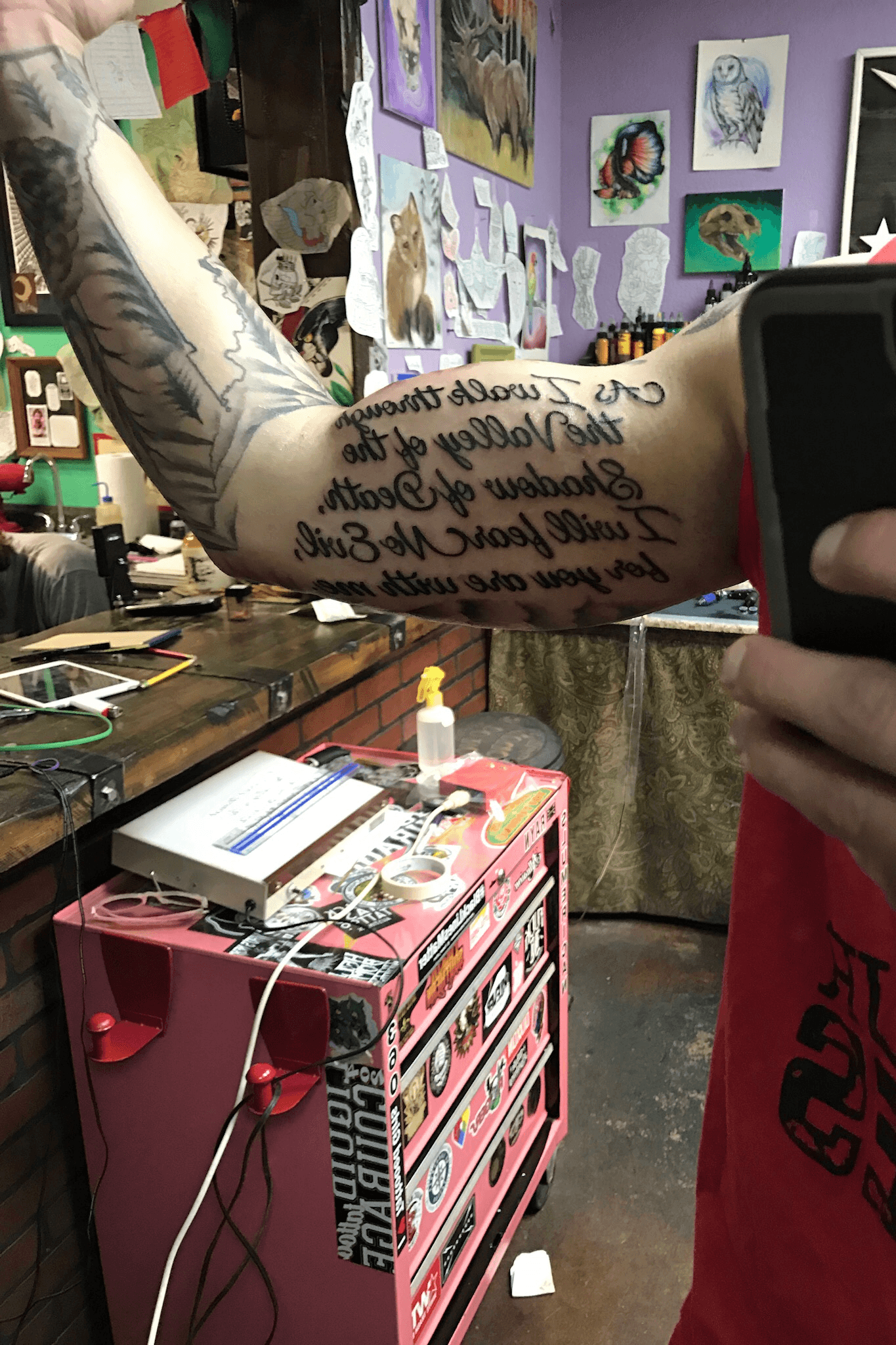 Tattoo uploaded by Billy Tukerangipaku  Only Time Can Tell as we journey  threw the valley of death shall thy standtall in our hearts and forever  loved and blessed for we are