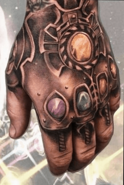 Infinity Gauntlet tattoo  rmarvelstudios