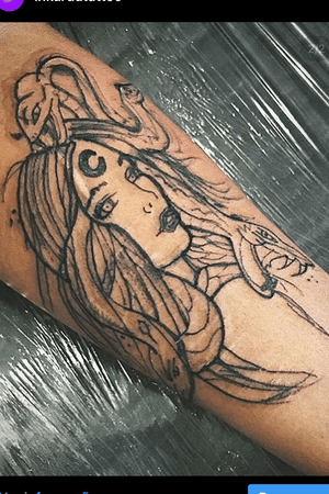 Medusa #tattoo #tattoo #tattoodo #ink #inked #tattooink #inkedmag #medusa #meduza #sketch #sketchup #sketchuptattoo #tattoosketch #neotraditionaltattoo #neotrad #moon #moontattoo #color #thrashtattoo 