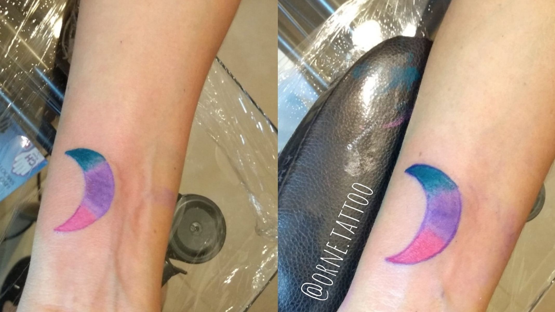 Tattoo uploaded by Ornella • Moon color tattoo • Tattoodo