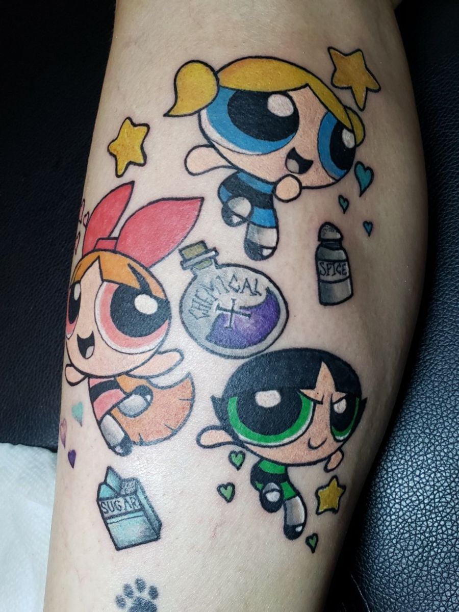Tattoo uploaded by Tavo Fonseca • Super powerpuff girls!!! • Tattoodo