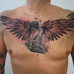 Chest Tattoo / Angel