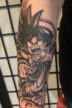 Forgot to post this one!  Always down for more dragon ball tattoos or any other cool anime.  Down to do some street fighter or marvel stuff!  Can’t wait to get back in the shop!  Who’s ready to get tatted after all this? I wonder 🤔 HMU! Be safe everyone!  Big thanks to all my clients friends and family hope everyone is staying protected from this crazy times.  #dragonballtattoo #gokutattoo #dgz #anime #blackand gray #streetfighter #marvel #dragonballz #dragonball #peaces #skanvas #inked #girlswithtattoos #guyswithtattoos #blessed #lockdown #stayhome