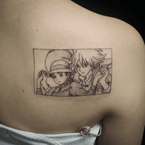 HOWLS MOVING CASTLE - CONTACT ON INSTAGRAM @INK.RAY - #killua #killuazoldyck #hunterxhunter #animetattoo #anime #manga #mangatattoo #naruto #narutotattoo #sasuke #sasuketattoo #onepiece #onepiecetattoo #myheroacademia #bokunoheroacademia #mha #demonslayer #kimetsunoyaiba #pokemon #dragonball #dragonballz #dbz #dragonballtattoo #dbztattoo #studioghibli #ghibli #bleach #deathnote #attackontitan #itachi #itachiuchija #sasukeuchiha #kakashi #kakashisensei #narutouzumaki #boruto #fullmetalalchemist #fullmetalalchemistbrotherhood #roymustang #cowboybebop #spikespiegel