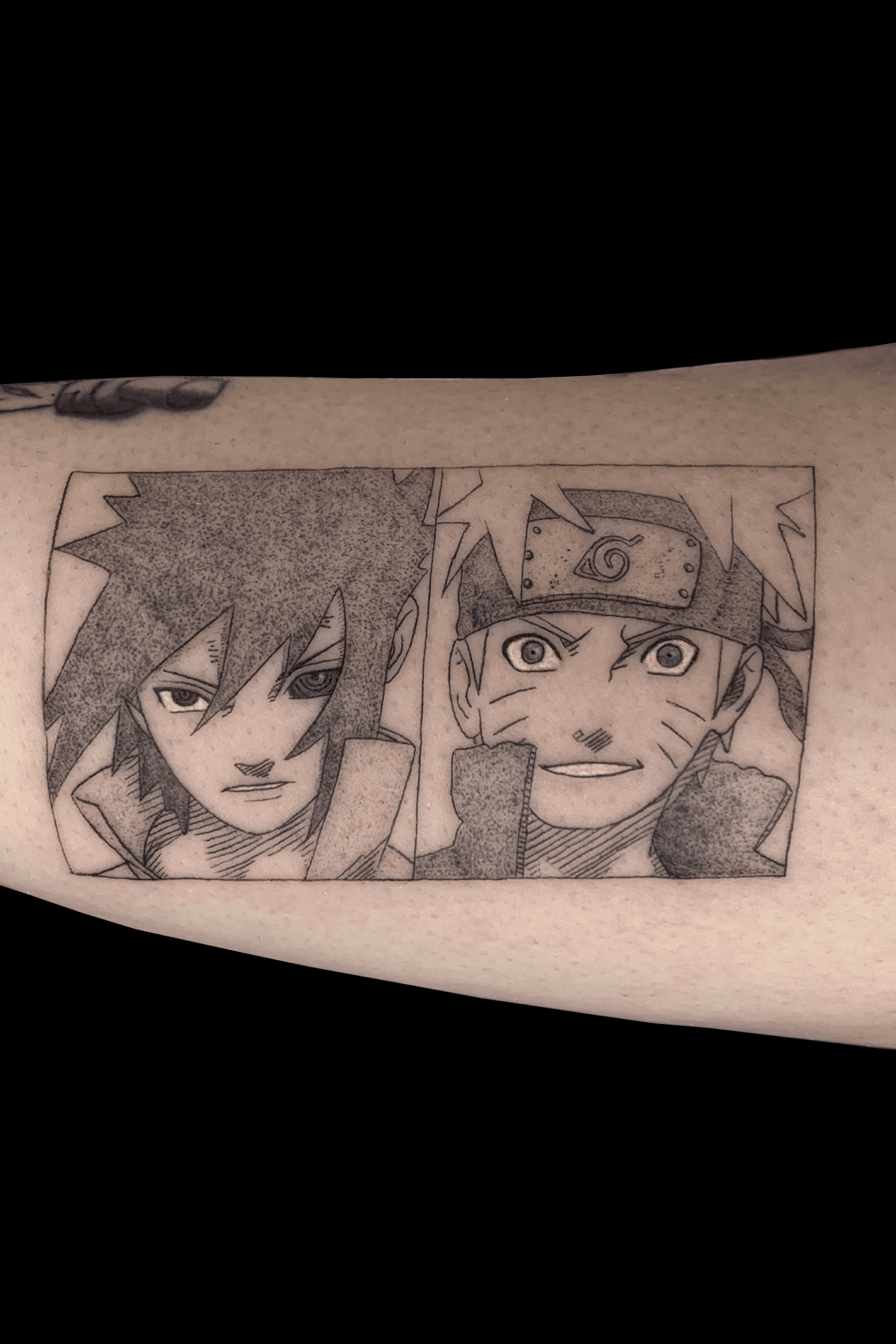 Tattoo uploaded by INK.RAY • “The End” Sasuke & Itachi - Naruto Shippuden  Episode 138 • • • INSTAGRAM @ INK.RAY #naruto #sasuke #itachi #manga #anime  • Tattoodo