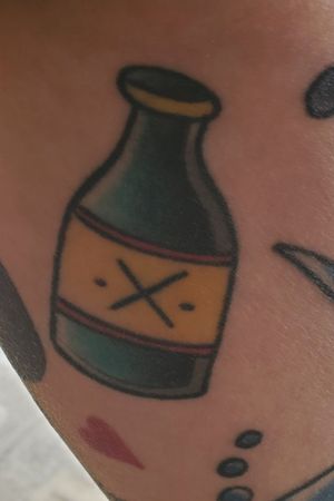 Traditional Beer Bottle tattoo (21st Birthday)