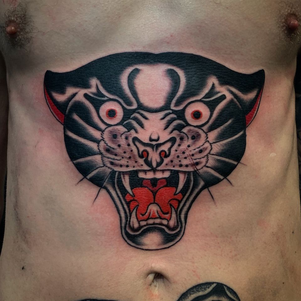 Panther tattoo by Conrad Sandbacka #ConradSandbacka