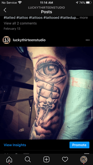Tattoo by Lucky Thirteen Studio