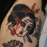 namakubi by ruby waters #rubywaters #namakubi #japanese #severedhead #sword #blood #geisha