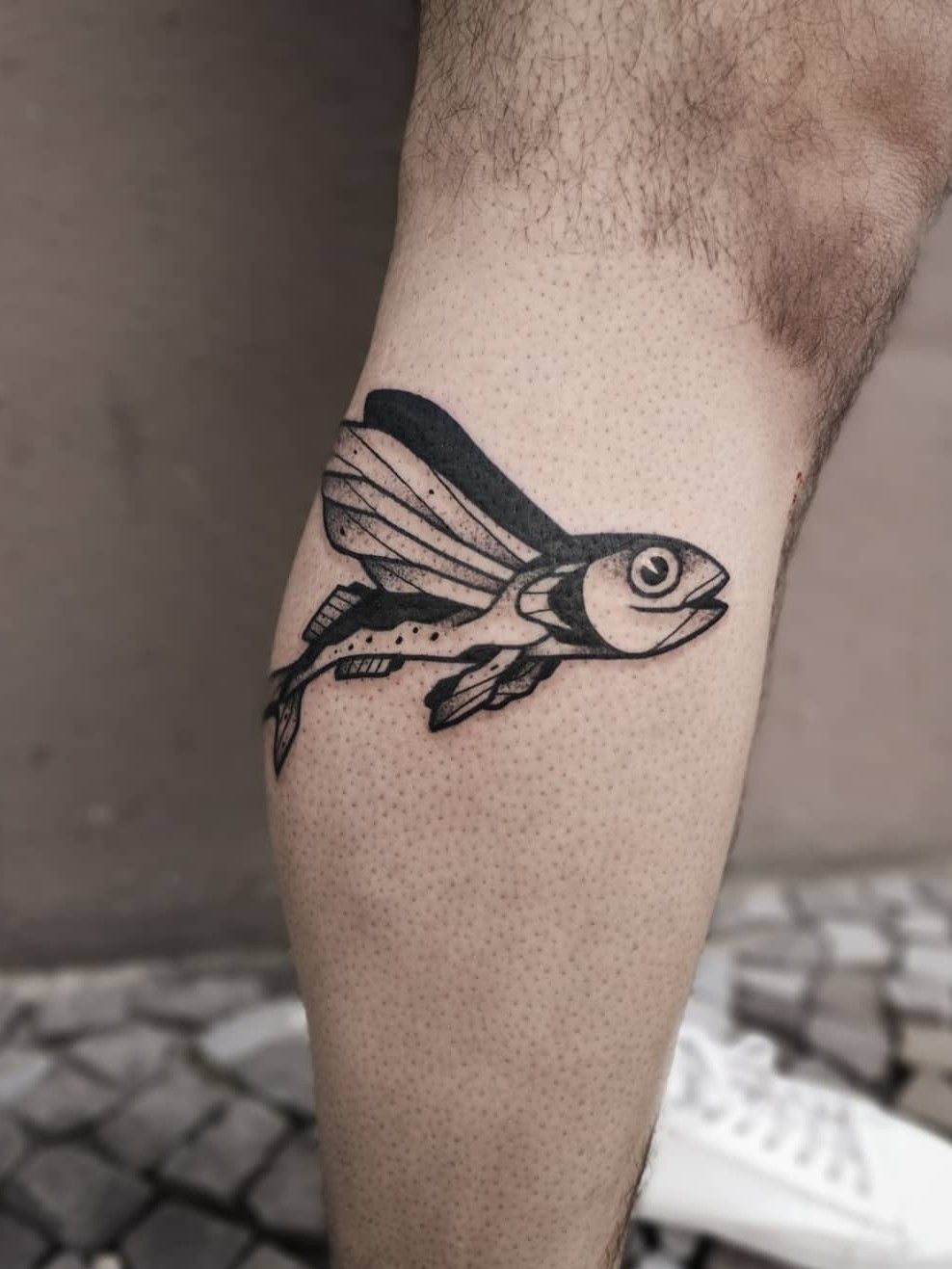 Always living in a wildest dream trying to be a flying fish  Done by  Danni at Just Tattoo studio in Guangzhou China  rtattoos
