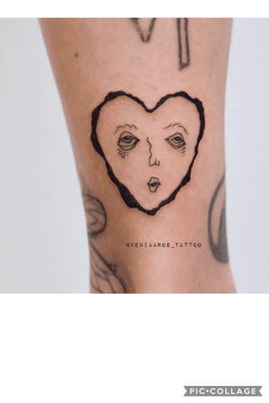 Surreal heart tattoo by Xenia Aros #XeniaAros