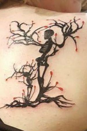 #tree #skeleton #MotherandChildTattoo 