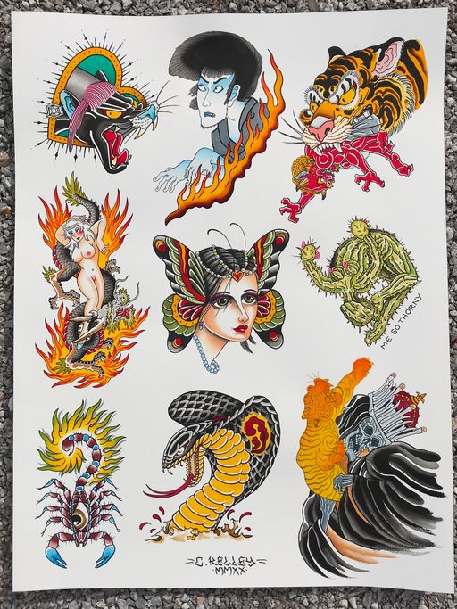 Flash tattoo