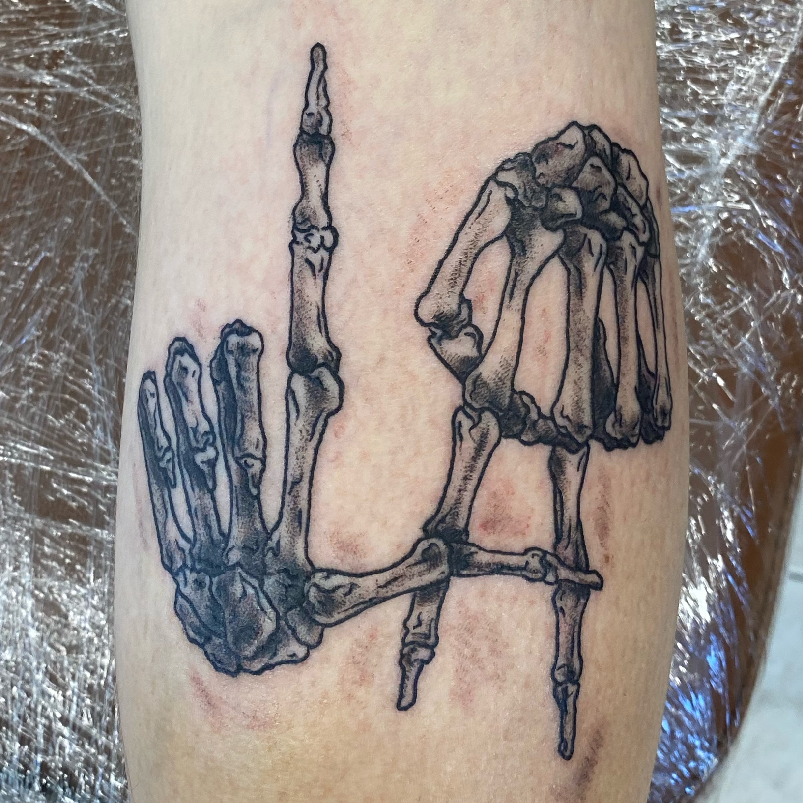 Skeleton Hand Tattoos  Photos of Works By Pro Tattoo Artists at theYoucom