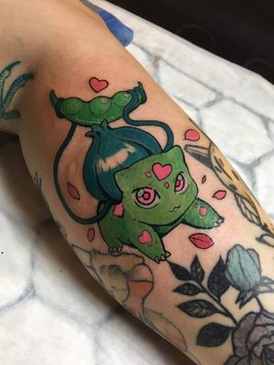 Bulbasaur by Jesper Hatcher at High Fever Tattoo 