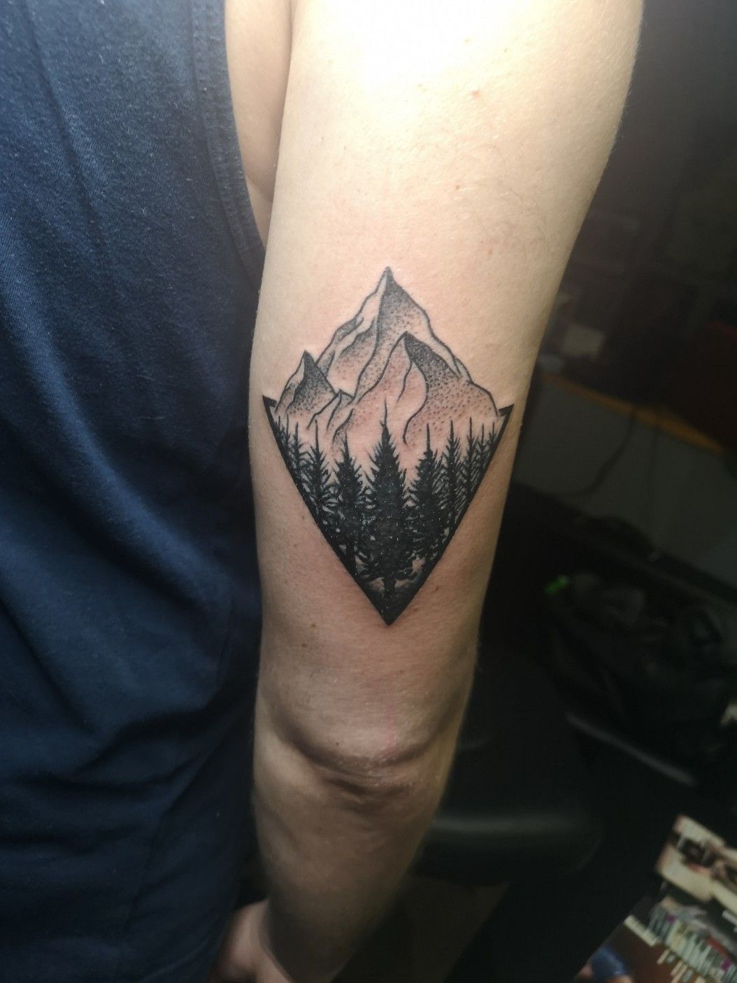 Discover 71 abstract mountain tattoo latest  incdgdbentre