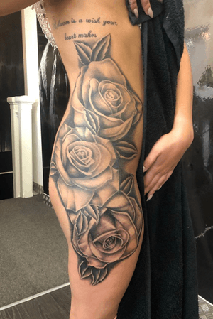 Rose thigh/side piece 