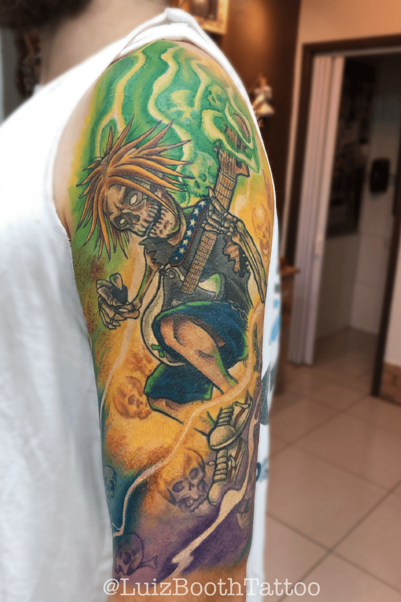 Guitar Hero 3s Red Rocker  Tattoos Ink tattoo Band tattoo