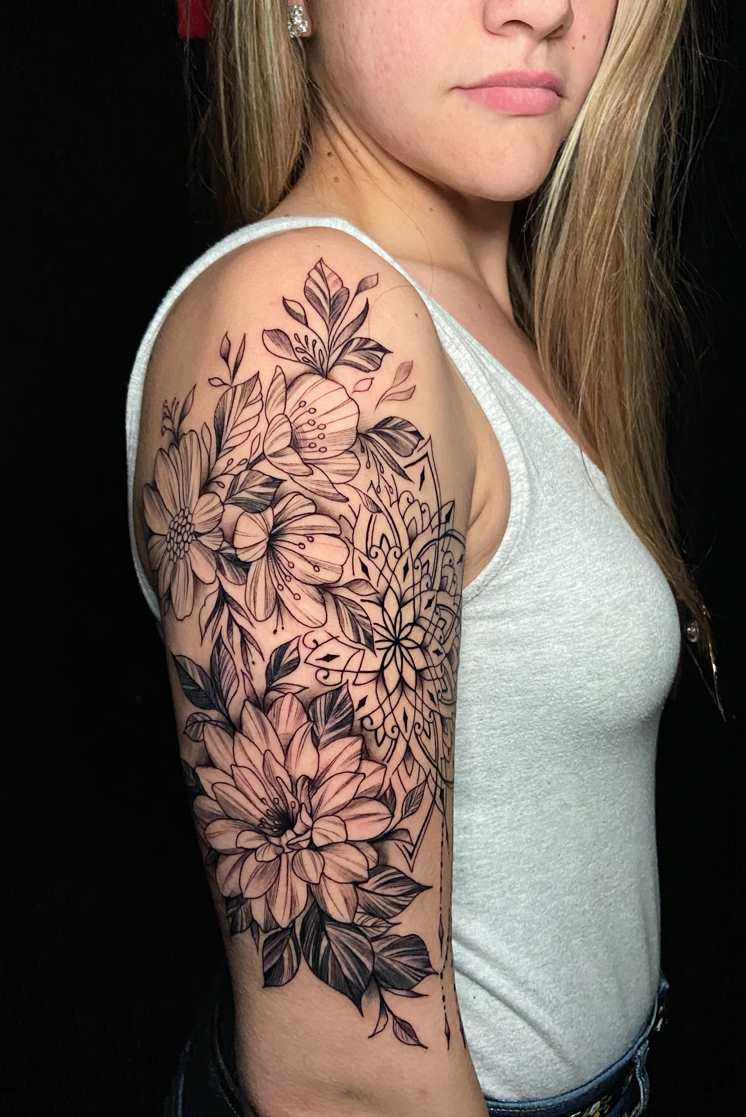 75 Unique Small Tattoo Designs  Ideas  Rose  magnolia floral moon I Take  You  Wedding Readings  Wedding Ideas  Wedding Dresses  Wedding Theme