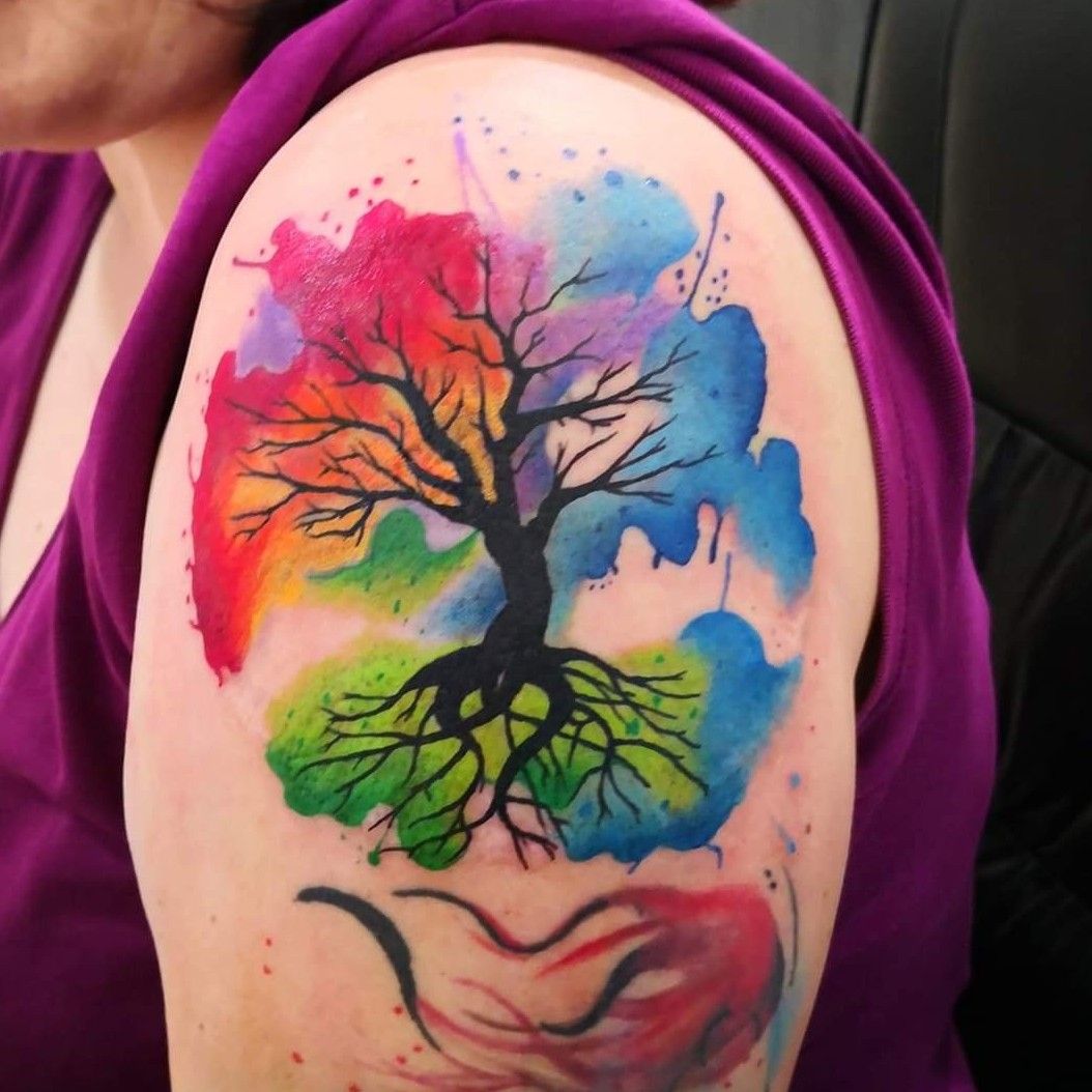 Tree tattoo by Kiwi Tattoo  Photo 23384
