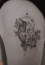 Wolf tattoo - fineline @le.sinex