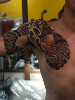 Tattoo by Black ink tattoo okinawa
