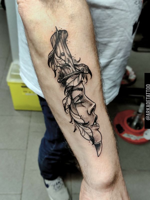 Tattoo from Laurent tattoo