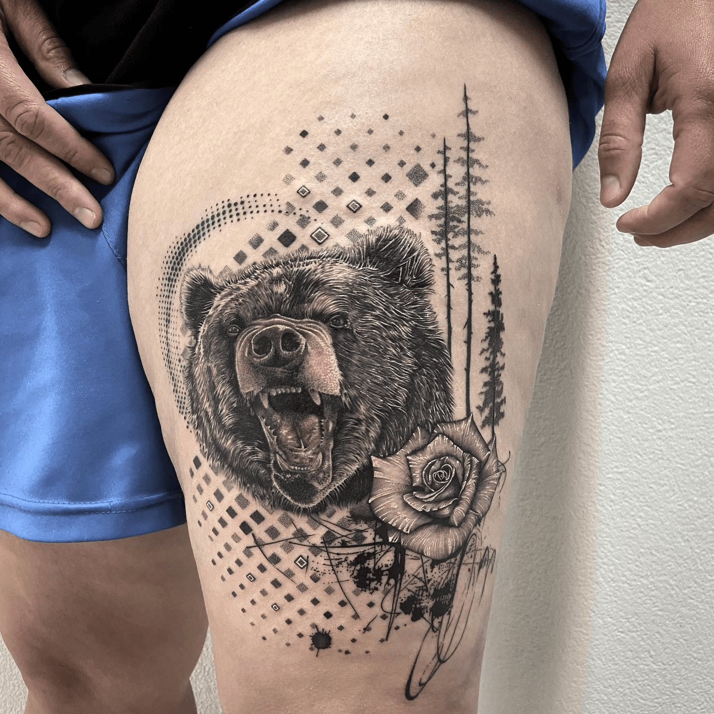 Bear Hand Tattoo  Best Tattoo Ideas Gallery