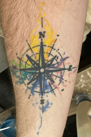 Compass on my right forearm