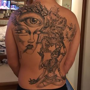 I need some ideas on how to complete this back piece. It’s been at a standstill for a while now